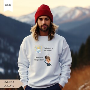 Digital • Software • Tecnólogo • It • Sudadera Gildan 18000 • Camiseta de diseñador • Regalo para él • Diseño en sublimación