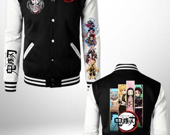 Custom Demon Hunters Bomber Jacket • Personalized Anime Varsity Style Name Jacket