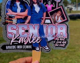 Custom Senior 2026 Graduation Fan • Personalized Photo Keepsake