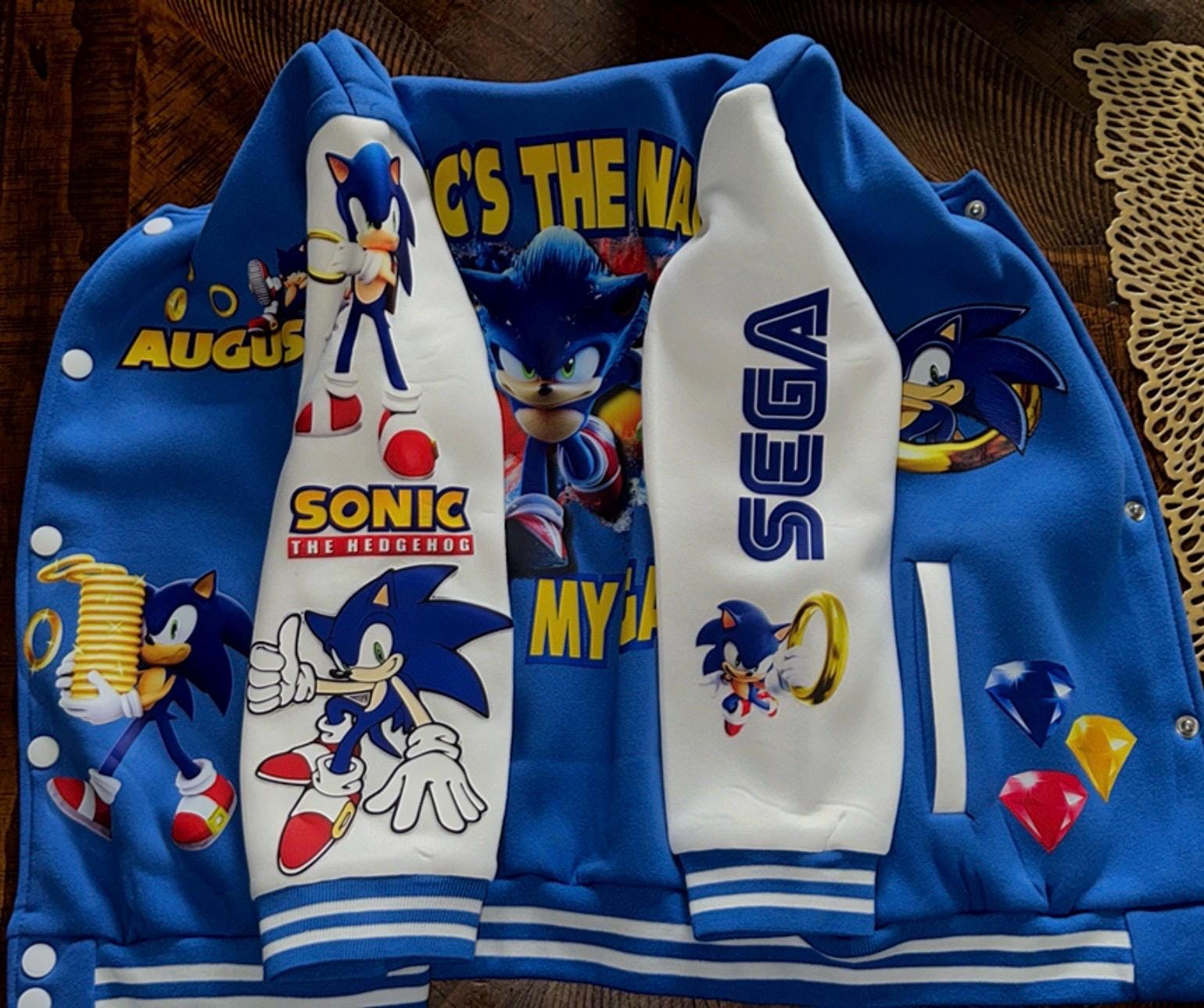 Sonic the Hedgehog Jean Jacket - Etsy