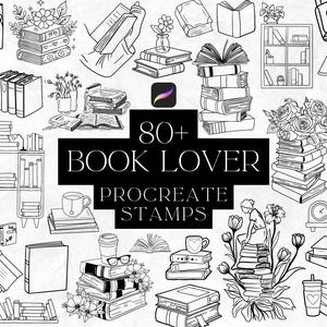 Libros Sellos Procreate, Juego de pinceles para tatuajes, Botánica, Aprendizaje, Biblioteca, Herramientas Procreate, Línea fina, Sellos para tatuajes de patchwork, Plantas