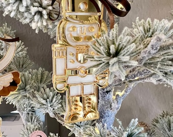 Ornamento Schiaccianoci più carino / File tagliato al laser / Livelli di dettaglio personalizzabili