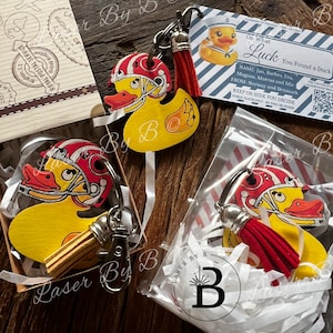Duck Key Chain Laser File | Perfect for Cruising Duck Hunt | Includes Customizable Tag