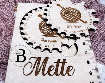Crochet Hook Gauge Toolbox | US & mm Sizes (Digital Download)