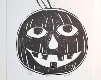 Jolly Jack-O-Lantern Print