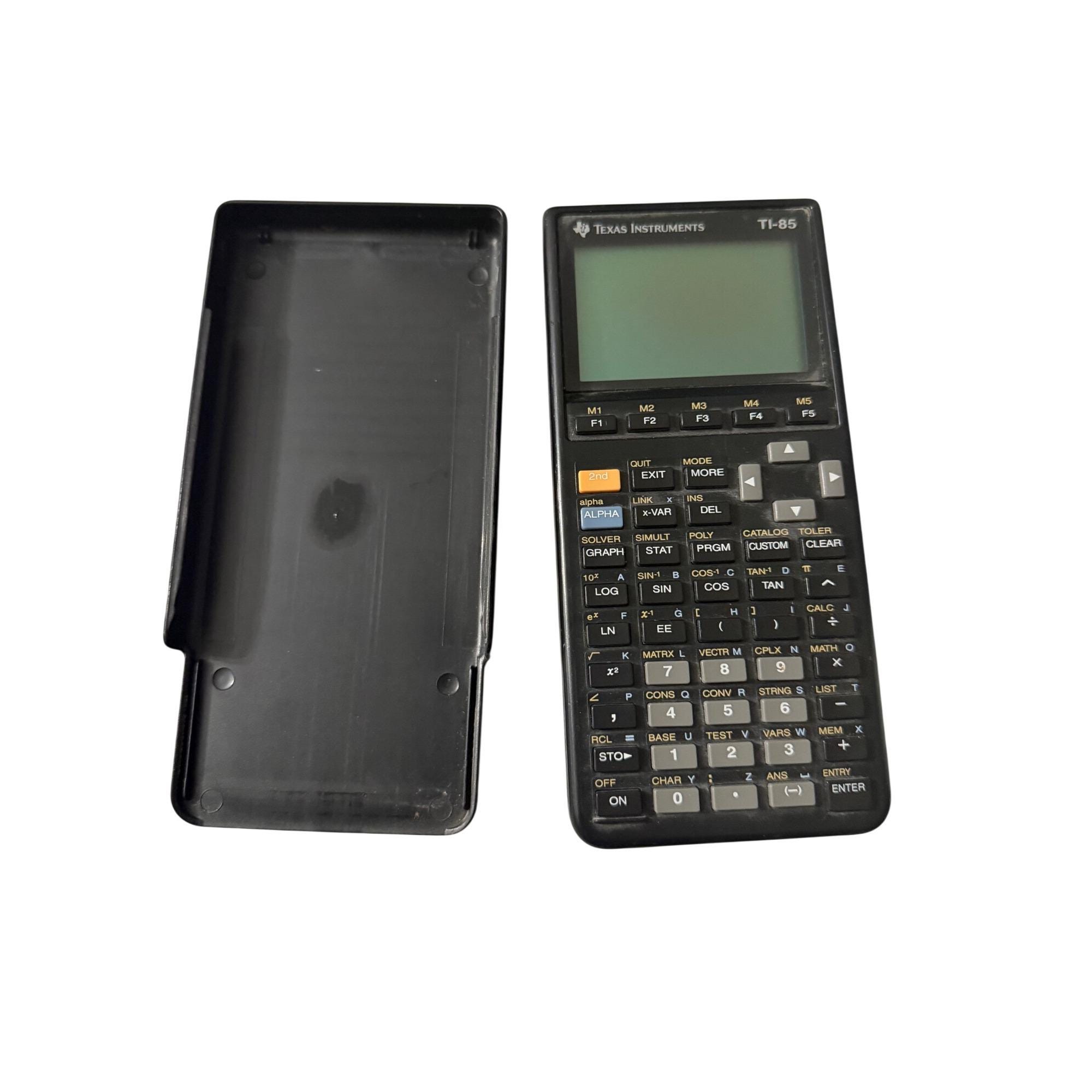 Texas Instruments TI-85 Graphing Calculator Tested With Slide Cover