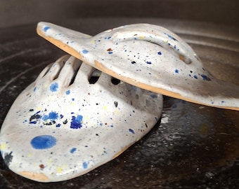 Egg yolk separator, pottery, unique piece, handmade