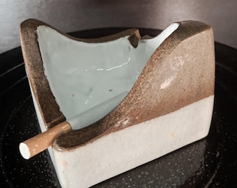 Hand-thrown ashtray