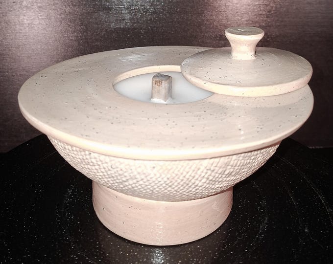 Featured listing image: Wax Eater - Hand-thrown Long-Life Candle