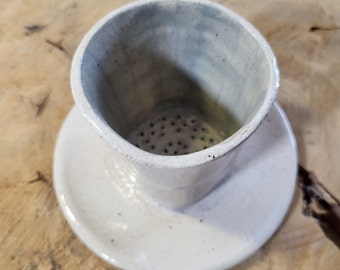 Coffee or tea filter, pottery