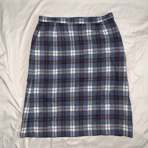 Vintage Pendleton Woolen Mills Tartan Plaid Skirt Cottagecore