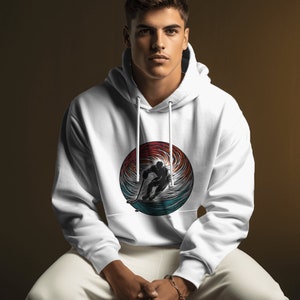 Hockey themed hoodie design