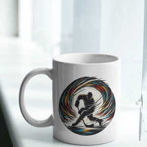 Hockey themed mug design