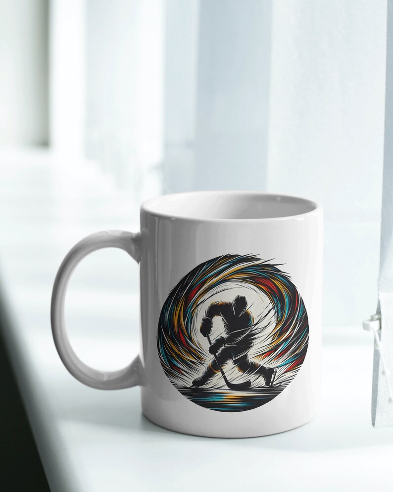 Hockey themed mug design