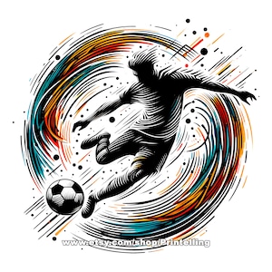 Fußball Energie PNG Bundle - Sofortiger digitaler Download für Shirt-Designs, Dekor, Merch und mehr