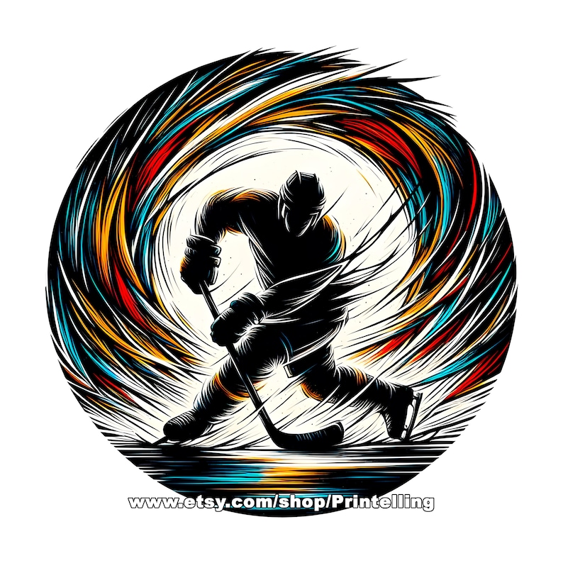 Hockey png image with transparent background for hockey t-shirt design