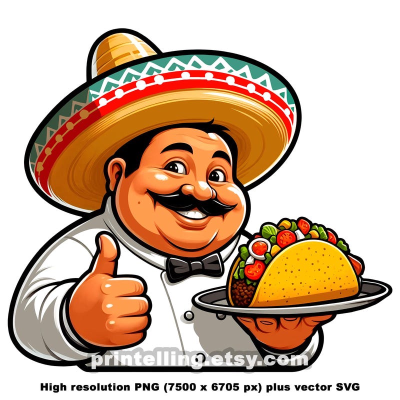 Chef Add Topping Custom Cartoon Chef Logos - Etsy