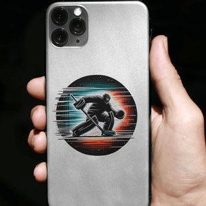 Hockey themed phone cover design