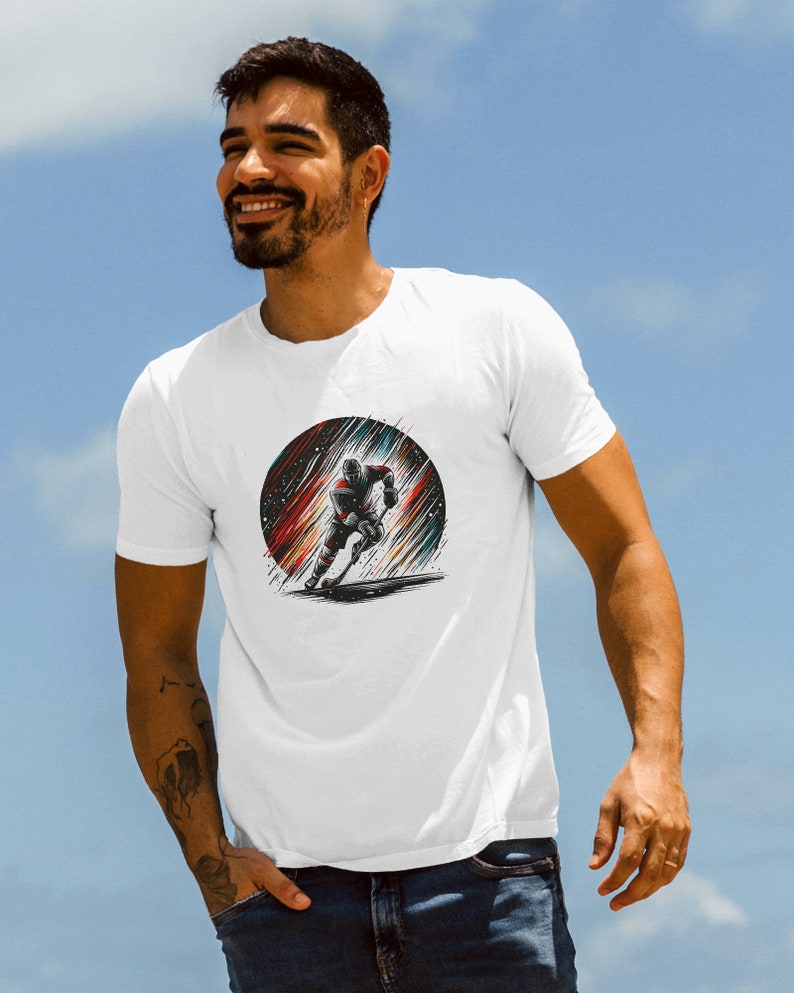 Hockey themed t-shirt design