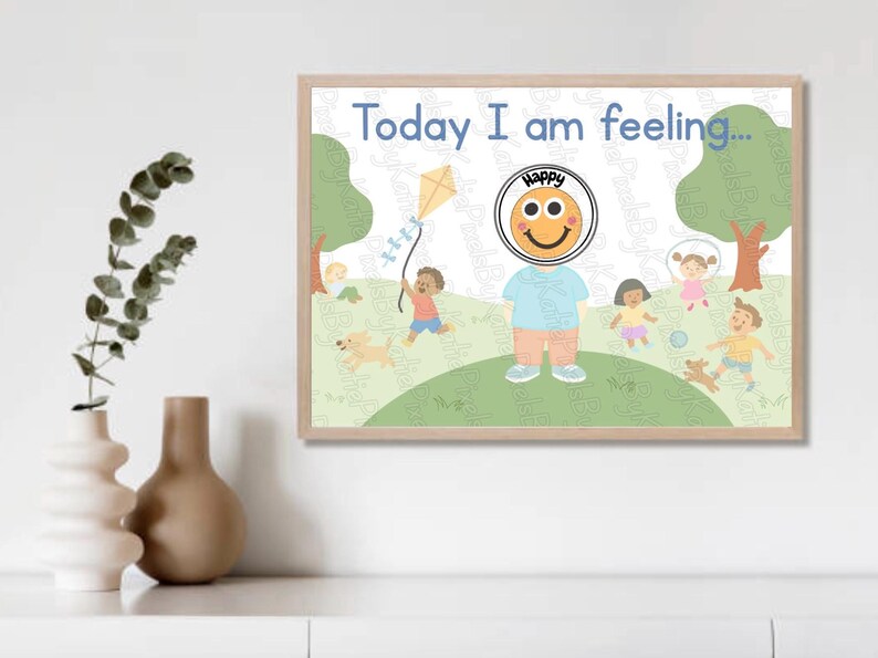 Printable Feelings Chart for Kids – Today I Feel Emotions Poster ...