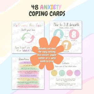 48 tarjetas didácticas para afrontar la ansiedad