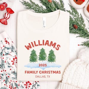 Personalized Family Christmas 2025 Shirt | Christmas Gifts | Holiday Party Tees | Custom Xmas Group Gift | Matching Family Christmas Outfit