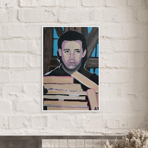 Tears For Fears 80S Music Band Art Print | Portret Rolanda Orzabala | Dekoracja wózka barowego | Prezent w postaci wydruku artystycznego | Modna sztuka ścienna do domu