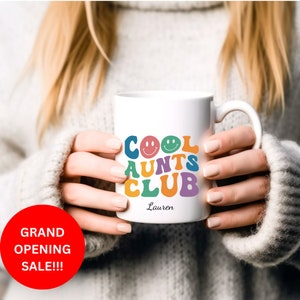 Personalized Cool Aunts Club, Cool Aunt, Aunt Gift, Sister Gift, Cool Aunt Sweatshirt, In My Auntie Era