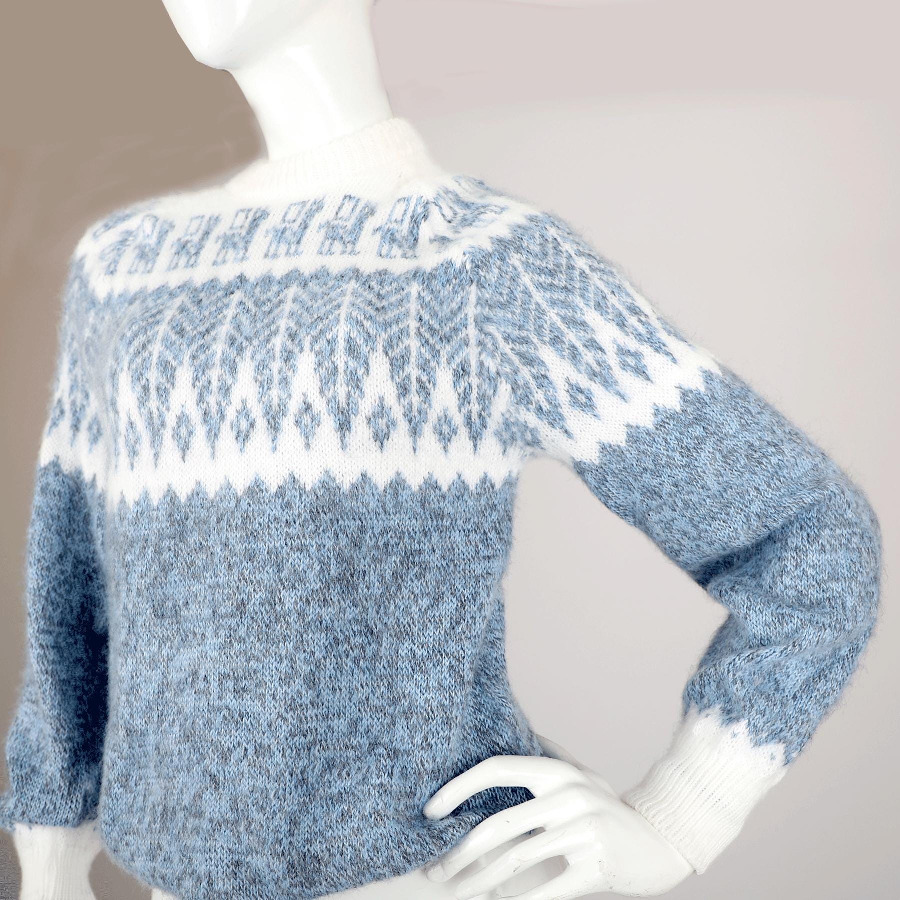 Grey sweater, sweater, Winter sweater, Peruvian sweater