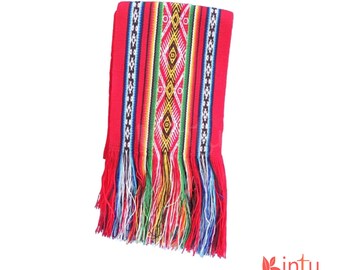 Soft Hand-Knitted Alpaca Scarf – Unisex, Warm and Cozy Wool Accessory from Peru, Ideal for All Seasons