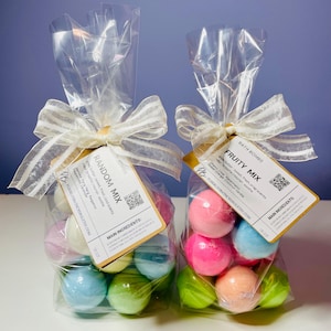 30 Mini Bath Bomb Balls | In bag | Refill | Choose scent!