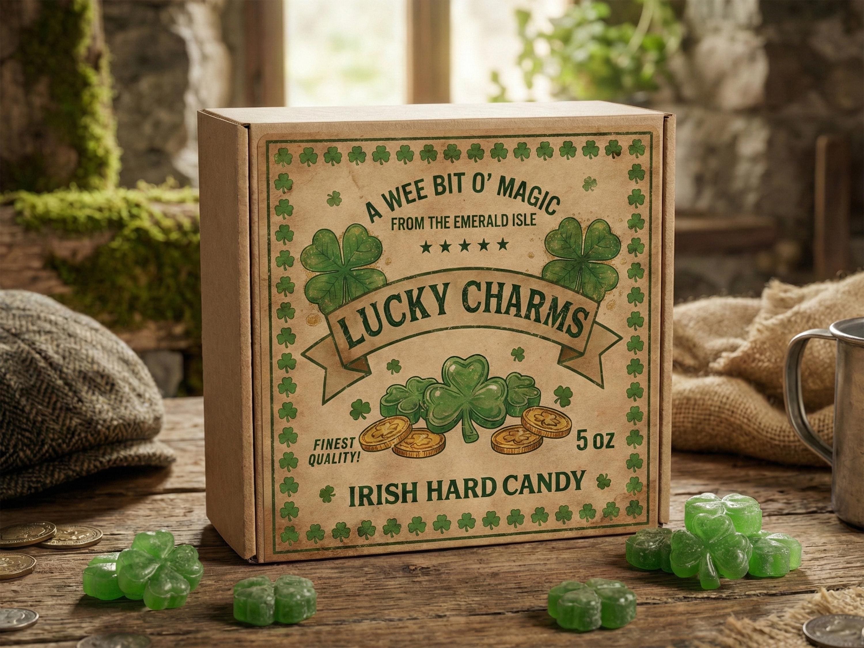 Vintage St Patricks Day Candy Label Bundle, Printable Irish Pantry ...