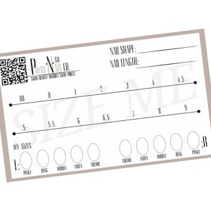 Press On Nail Sizing Kit: Custom Fit, All Shapes & Lengths