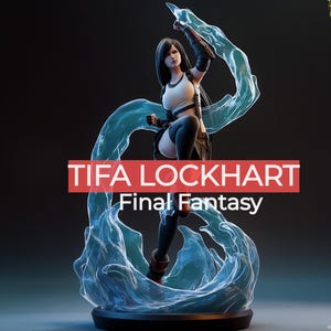 Elegant Fighter Figure Fanart - Professional 3D print 12k resin - High Quality Handmade Figure