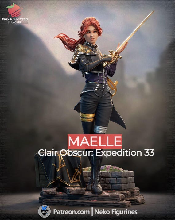 Maelle Expedition 33 フィギュア ファンアート - プロフェッショナル