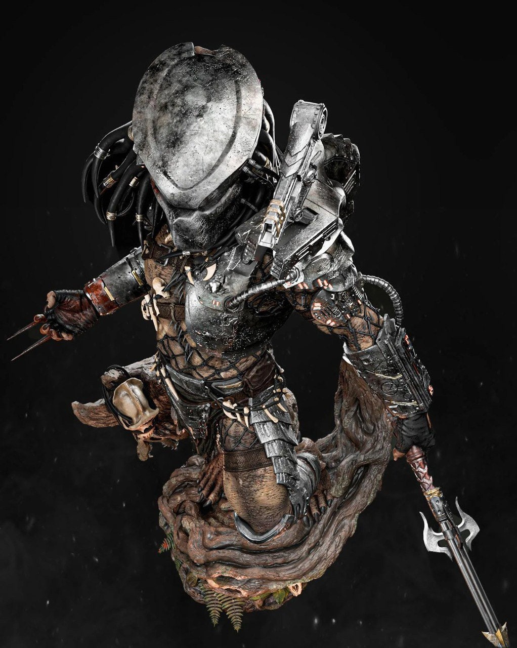 Predator - Action Figure Fanart - Professional 12k Resin 3D Statue ...