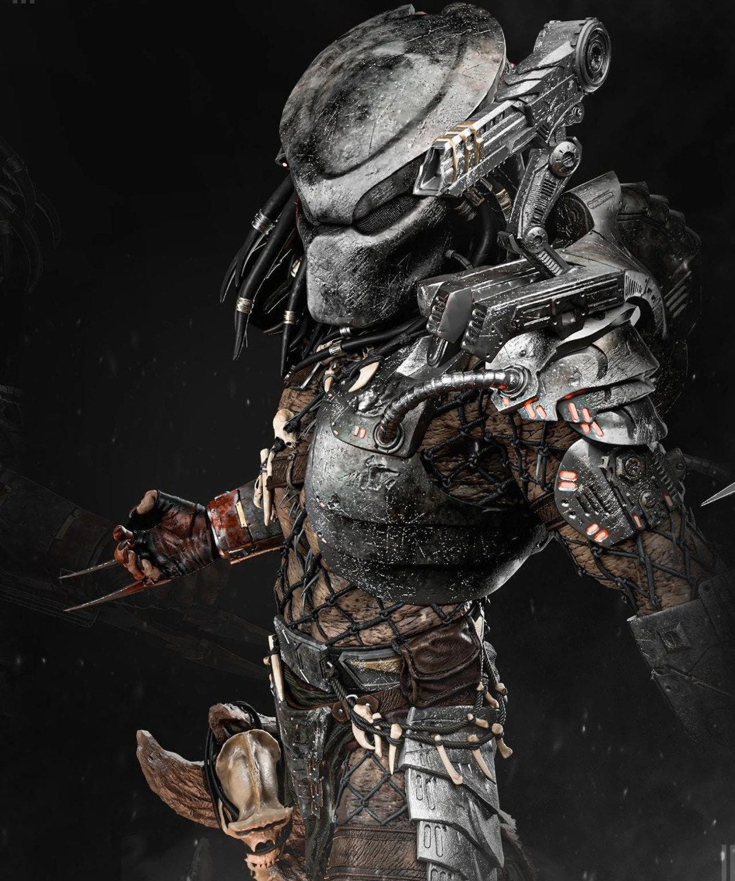 Predator - Action Figure Fanart - Professional 12k Resin 3D Statue ...