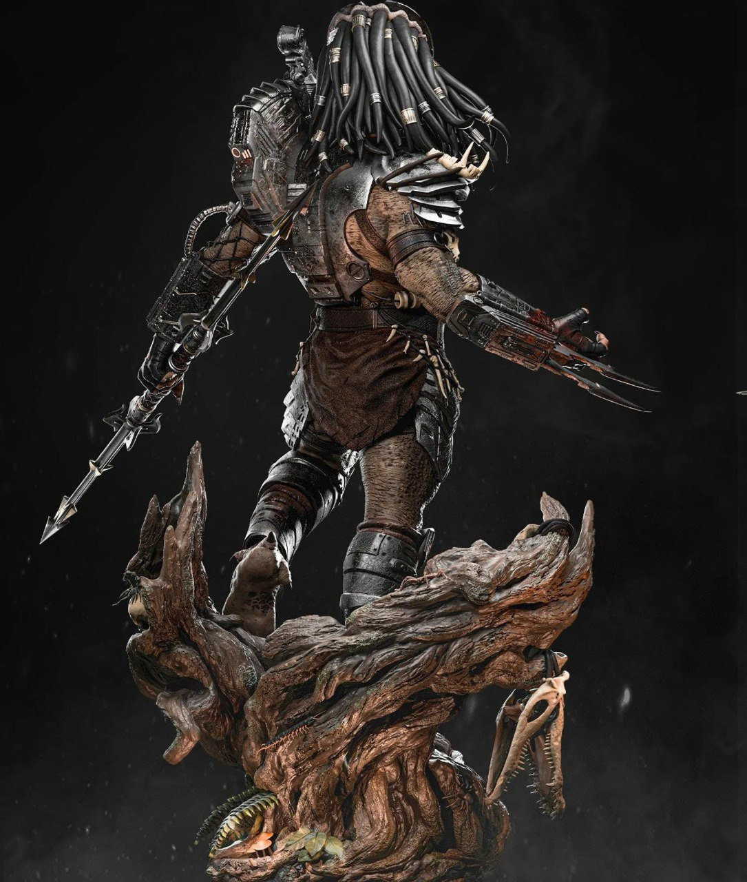 Predator - Action Figure Fanart - Professional 12k Resin 3D Statue ...