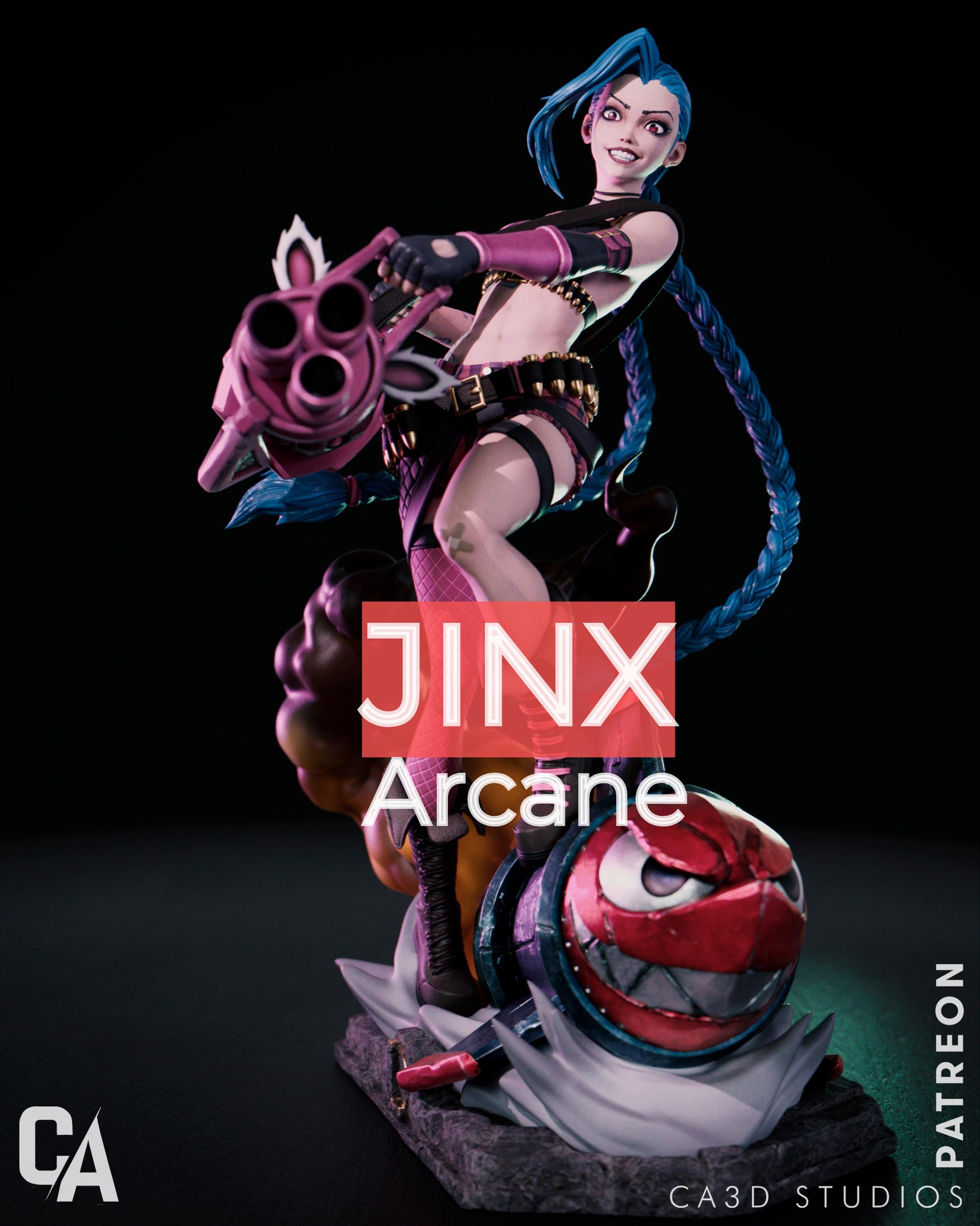 ARCANE フィギュア アーケイン lol ジンクス ARCANE フィギュア アーケイン lol ジンクス