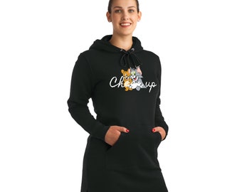 Street Hoodie Kleid Cheer Up