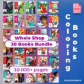 Set of 30 Disney Digital Mystery Coloring Books -  Coloriage Books - Whole Shop Pack - 30000 Pages - Coloring by numbers