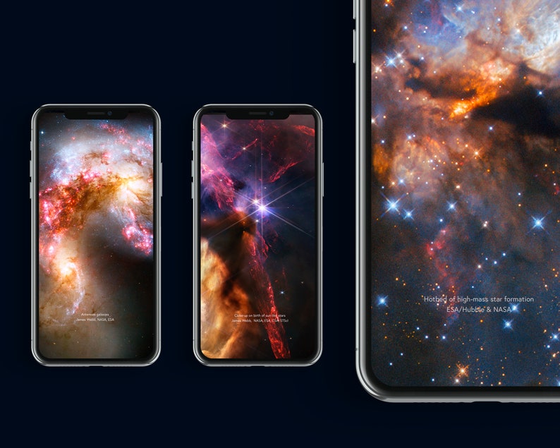 Wallpaper iPhone James b Telescope Hubble Universe NASA Ios Lock