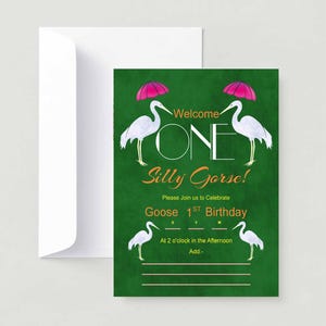 First Birthday invitation card