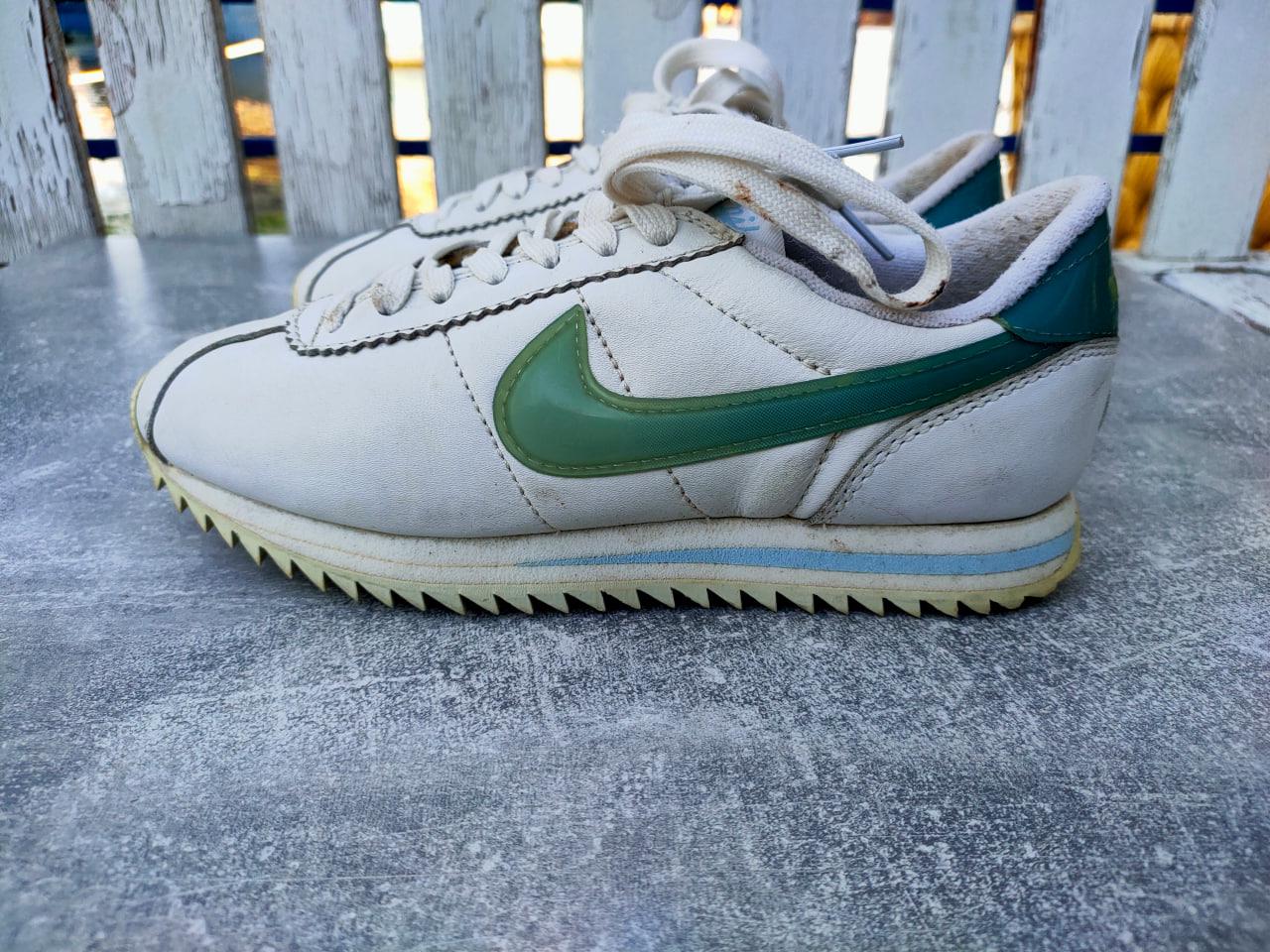 Vintage Nike Cortez Green Swoosh 2000s — Size 5.5 US / 36 EU - Etsy