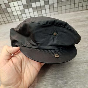Czapka Vintage Kangol XL Czarna Czapka Retro Klasyczna zdjęcie 10