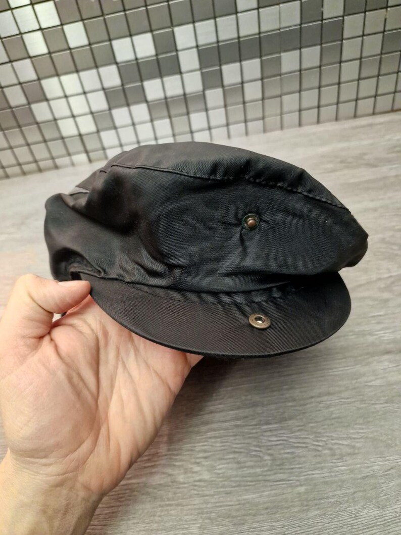 Czapka Vintage Kangol XL Czarna Czapka Retro Klasyczna zdjęcie 10