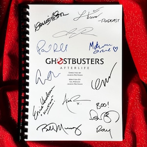 AFTERLIFE, Signed Movie Script, Present, Birthday Gift, Movie Gift, Film Script, Film Present, Movies, Cinema, GHOSTBUSTERS