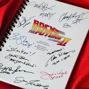 Back, Future Part 2 Movie Script, Movie Present, Birthday Gift, Movie Gift, Film Script, Stocking filler, Hollywood