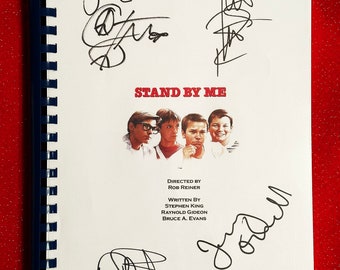 STAND BY ME Signed Movie Script, Birthday Gift, Movie Gift, Film Screenplay, 80's, 1980's