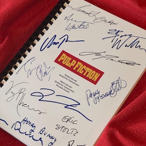 PULP FICTION Signed Movie Script, Movie Present, Birthday Gift, Movie Gift, Film Script, Stocking filler